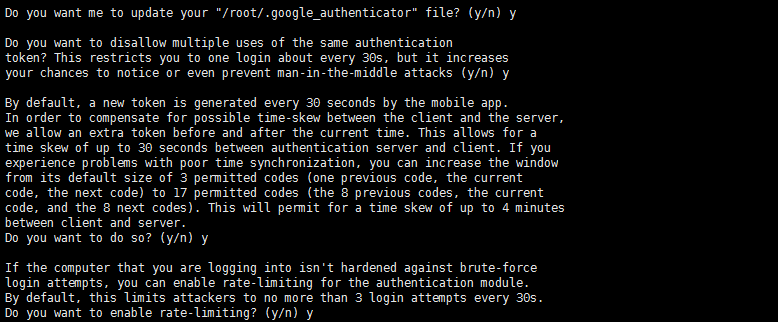 Linux服务器配置Google二次验证登录(图2)