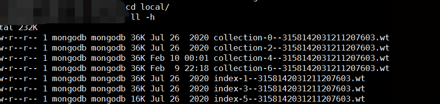 MongoDB集合（collection）与其物理文件对照关系查询(图6)